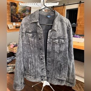 Vintage black denim jacket